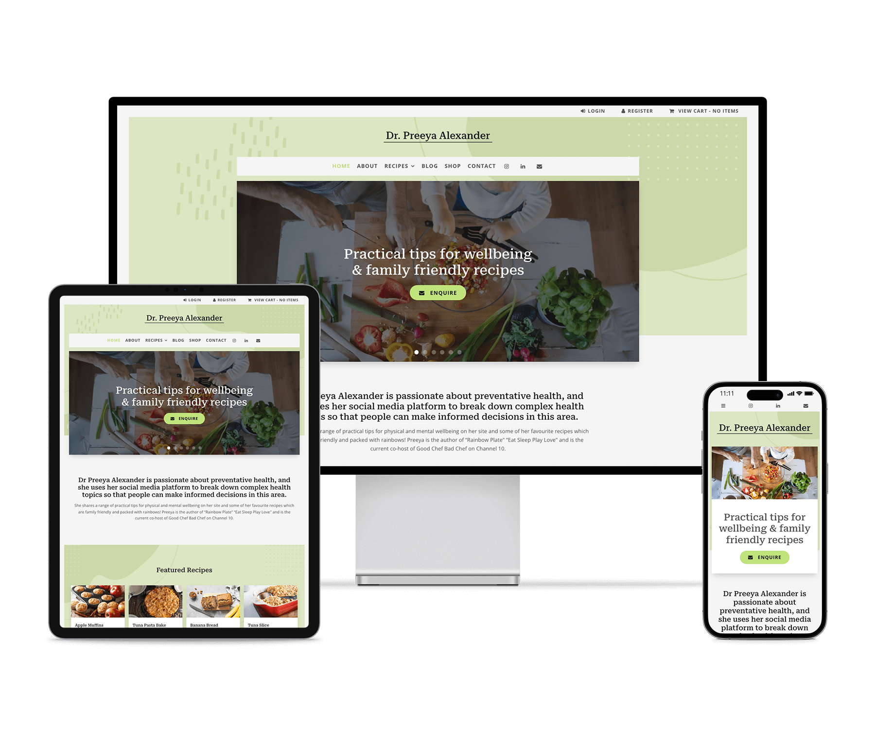 Website Design on all devices